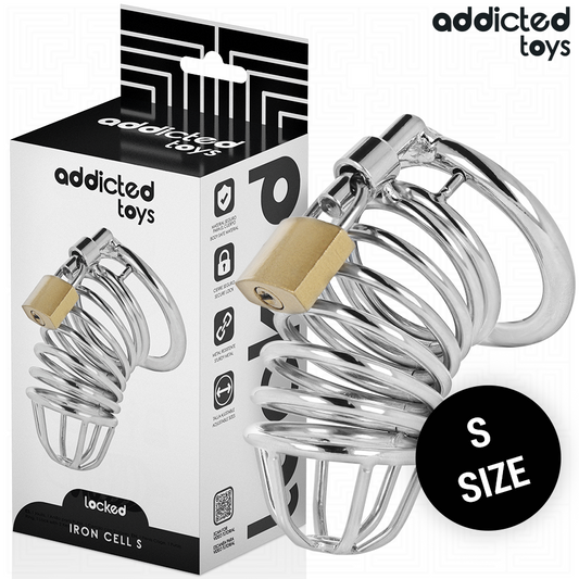 Addicted Toys Lockediron Cell Metal Penis Cage 4 Cm Size S | Niks.fi verkkokauppa