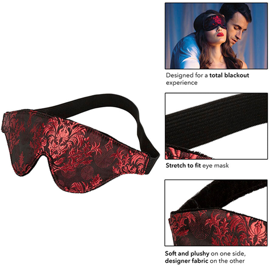 Scandal Opaque Eye Mask With Red Details | Niks.fi verkkokauppa