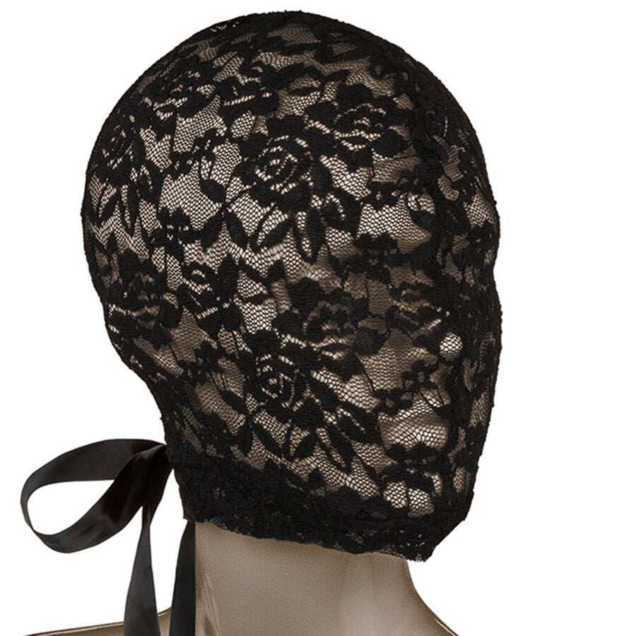 Scandal Black Lace Balalava With Bow | Niks.fi verkkokauppa