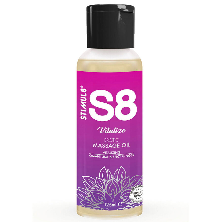 S8 Vitalize Lime Massage Oil 125 Ml | Niks.fi verkkokauppa