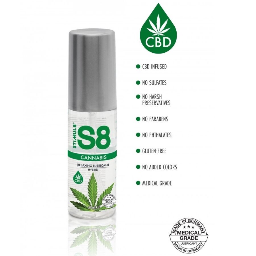 S8 Cannabis Hybrid Lubricant 50 Ml | Niks.fi verkkokauppa