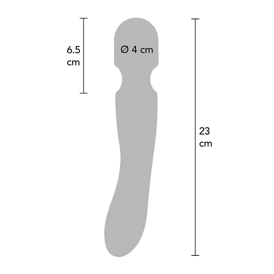 Light Zenith Wand Massager Black | Niks.fi verkkokauppa