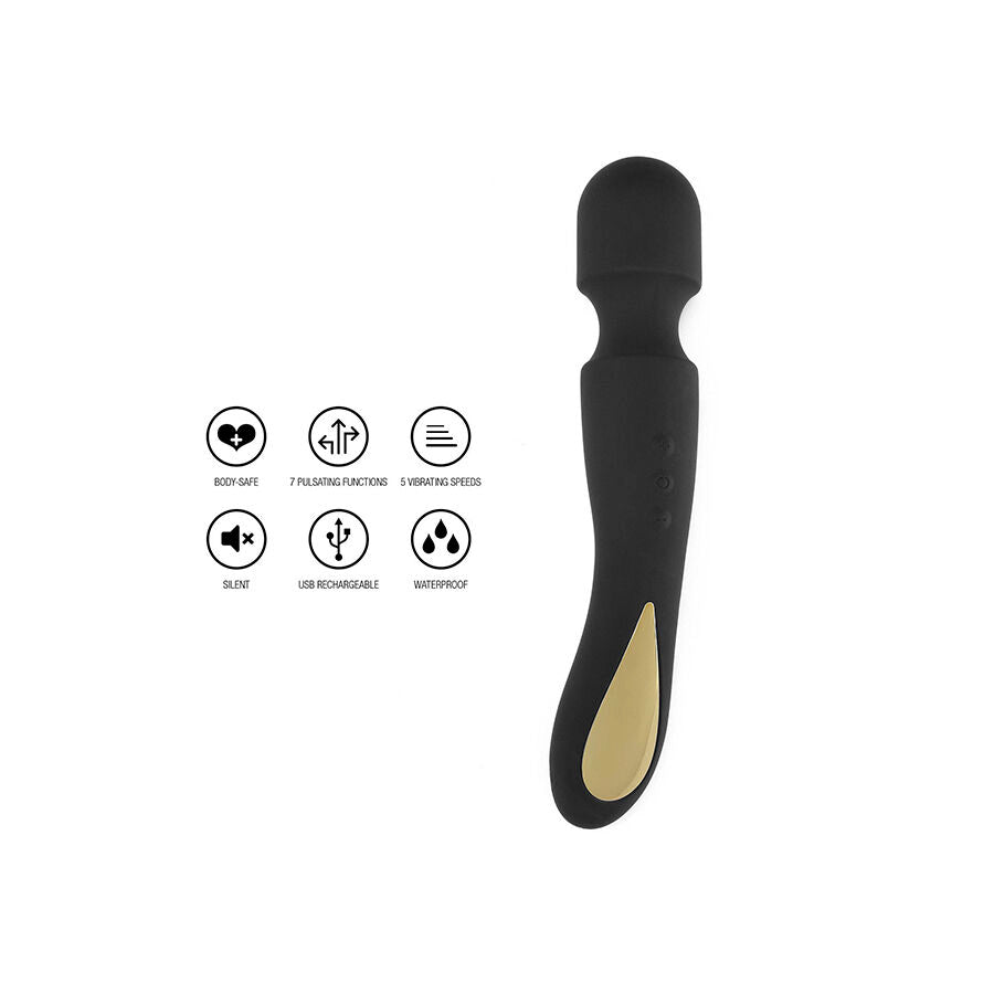 Light Zenith Wand Massager Black | Niks.fi verkkokauppa