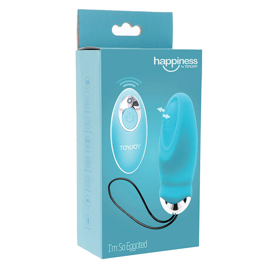 Happiness I'M So Eggcited Remote Control Vibrator Blue | Niks.fi verkkokauppa