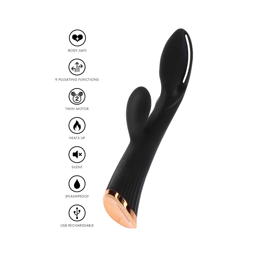 Ivy Cassia Xtra Intense Vibrator Clitoris Stimulator Black | Niks.fi verkkokauppa