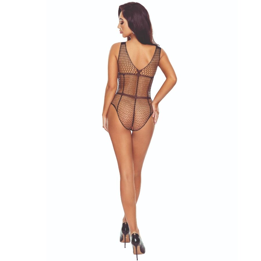 Passionbs114 Black Grid Bodystocking | Niks.fi verkkokauppa