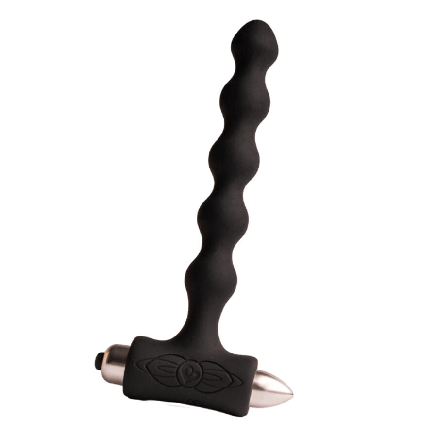 Rocksoffpetite Sensations Pearls Anal Plug Vibrator Black | Niks.fi verkkokauppa