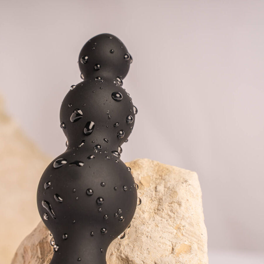 Rocksoffpetite Sensations Bubbles Anal Plug Vibrator Black | Niks.fi verkkokauppa