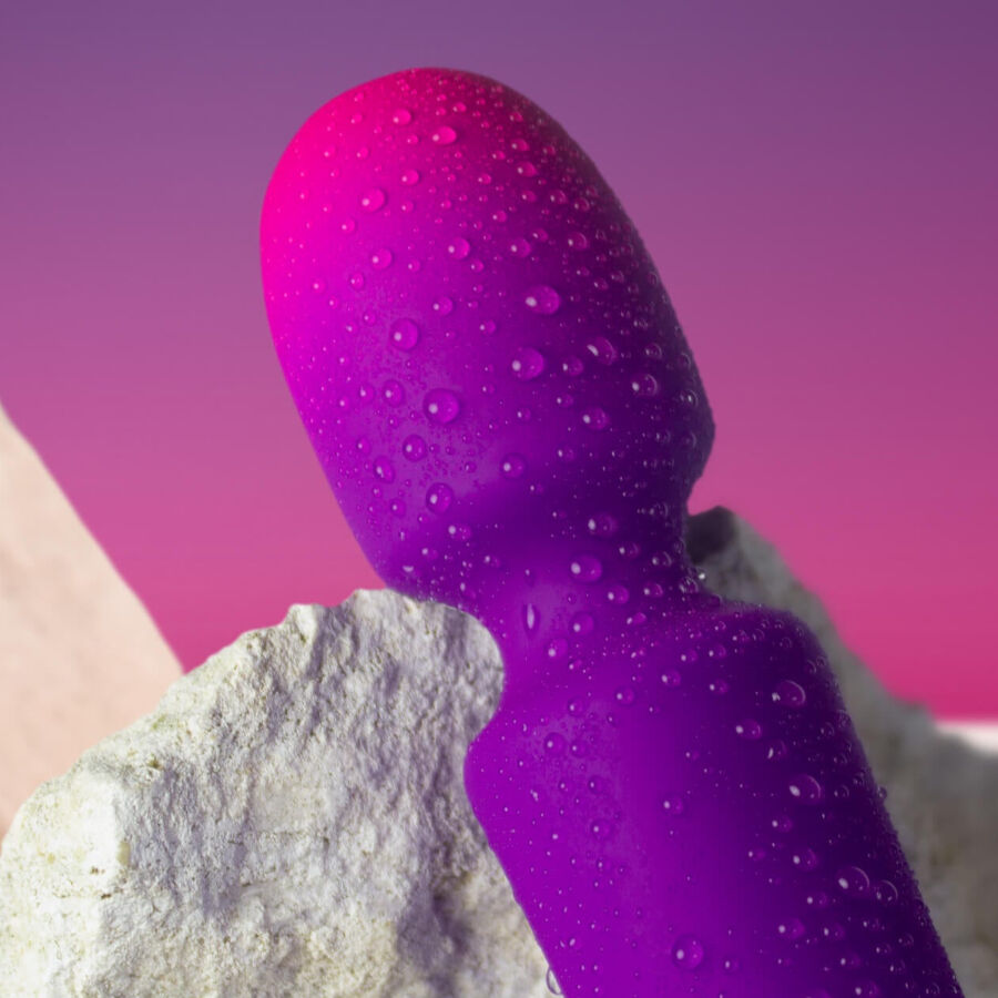 Rocksoffglogirl Vibrator Wand Mini Purple | Niks.fi verkkokauppa