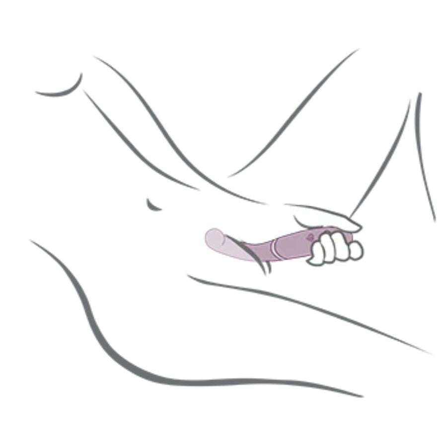 Gemini Dual Vibrator G-Spot Clitoris Stimulator Purple | Niks.fi verkkokauppa