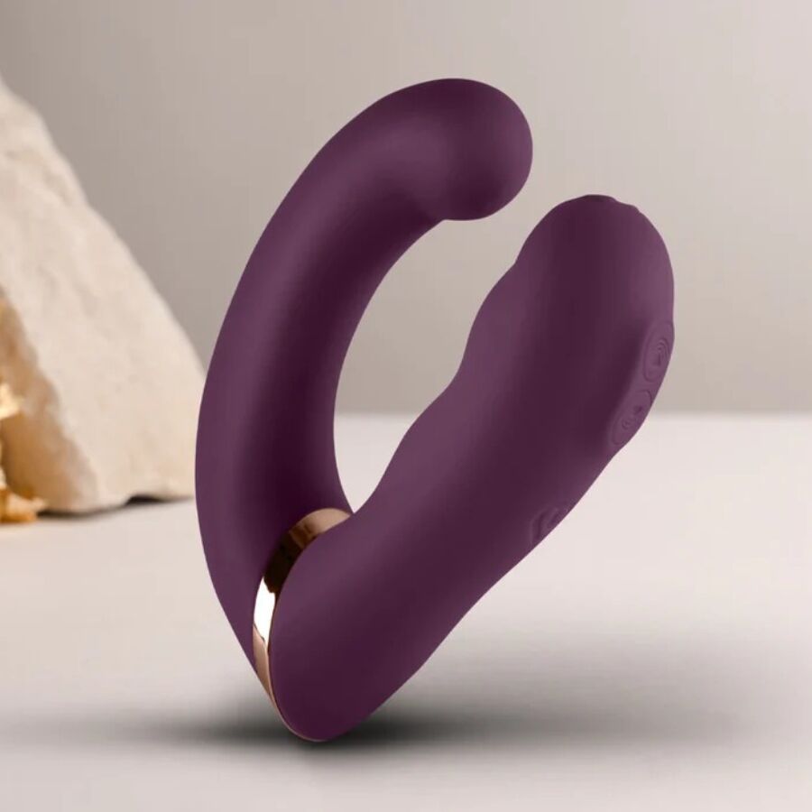 Gemini Dual Vibrator G-Spot Clitoris Stimulator Purple | Niks.fi verkkokauppa