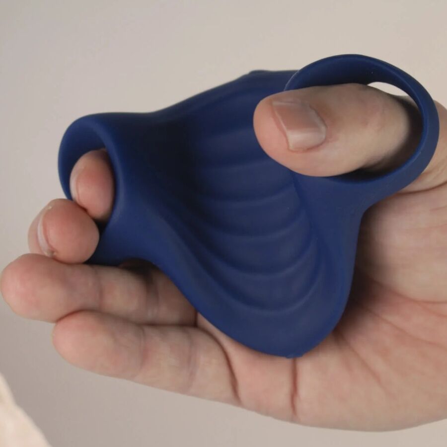 Rocksoffpalm Blue Flexible Vibrator Masturbator | Niks.fi verkkokauppa