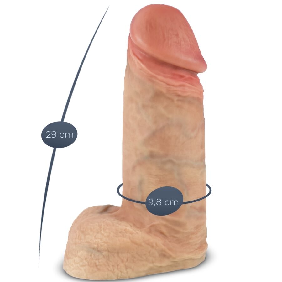 Model 1 Xtreme Premium Silicone Realistic Penis 28 Cm | Niks.fi verkkokauppa