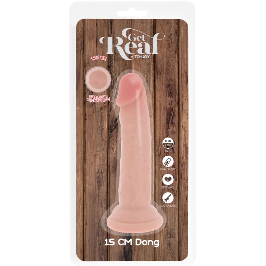 Get Real Deluxe realistinen dildo - 15 cm