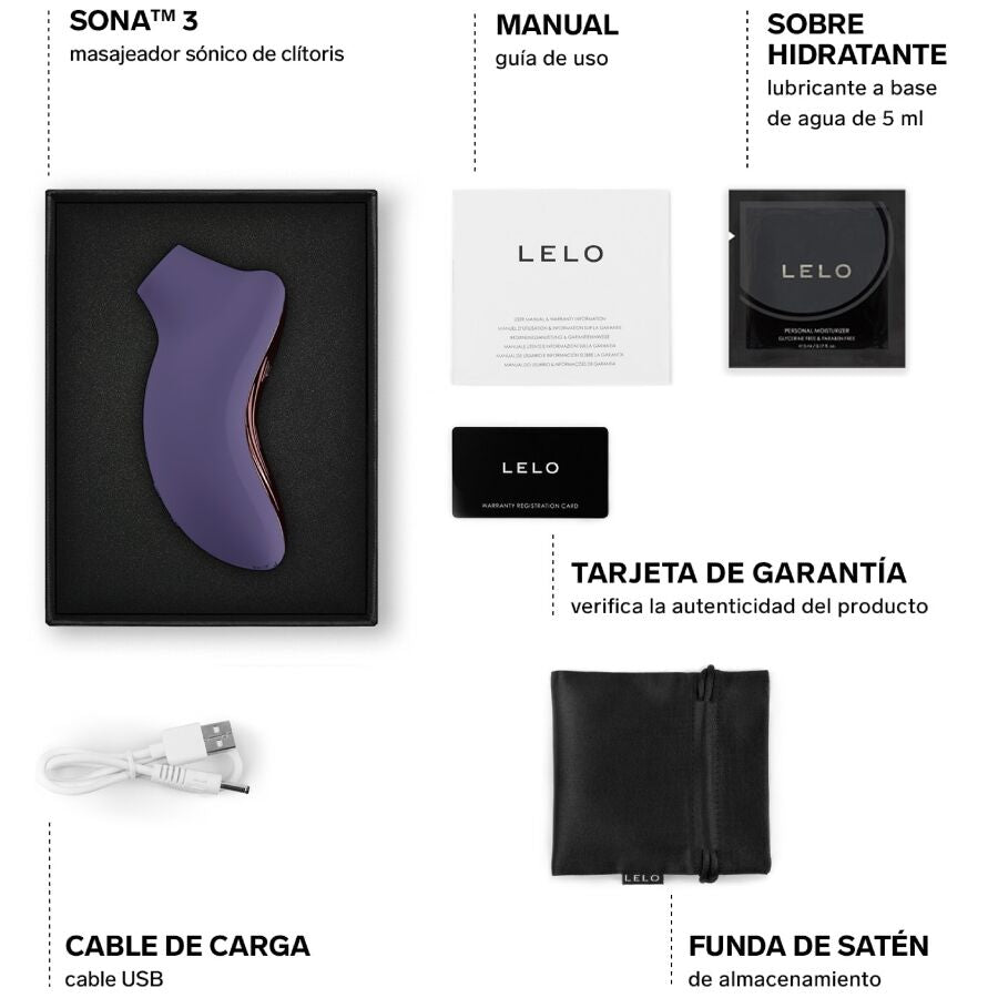 LELO - Sona 3 klitoriskiihotin - Cyber Purple