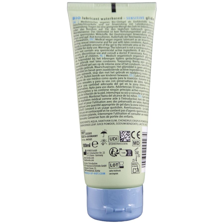 Hot Bio Sensitiv vesipohjainen liukuvoide - 100 ml