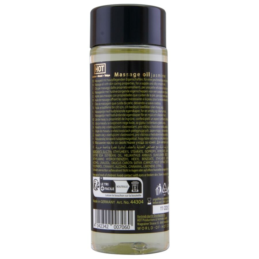 Hot Jasmine hierontaöljy - jasmiini - 100 ml