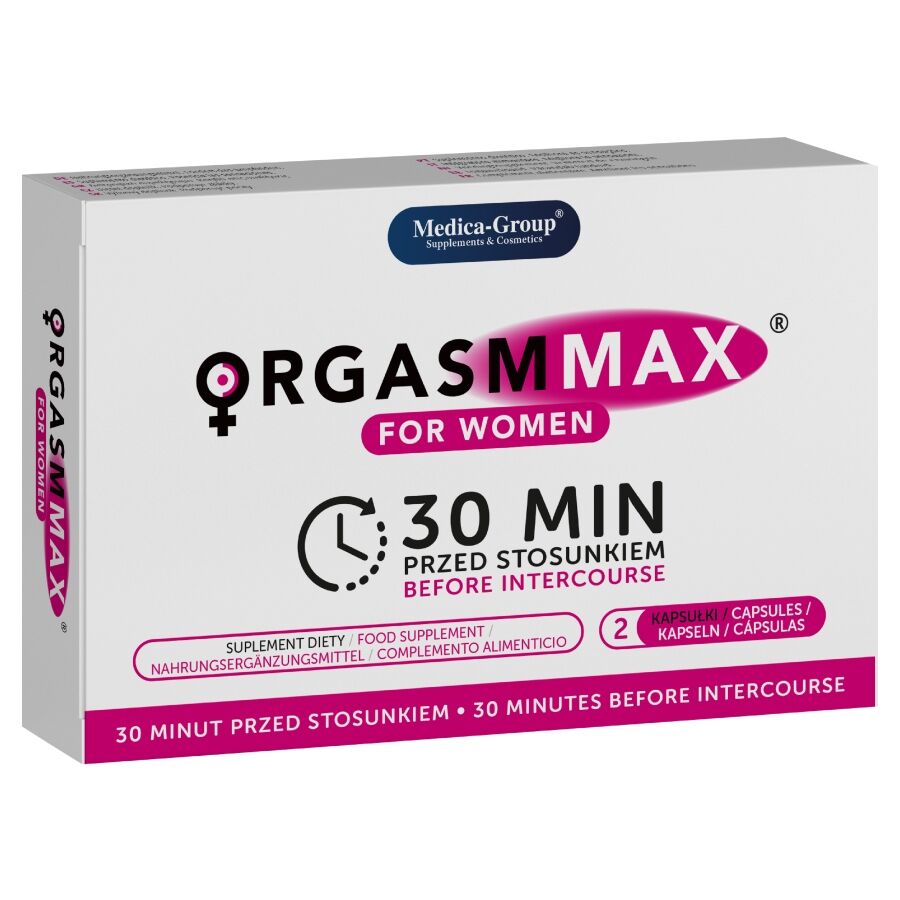 MEDICA GROUP - Orgasm Max ravintolisä naisille - 2 kapselia