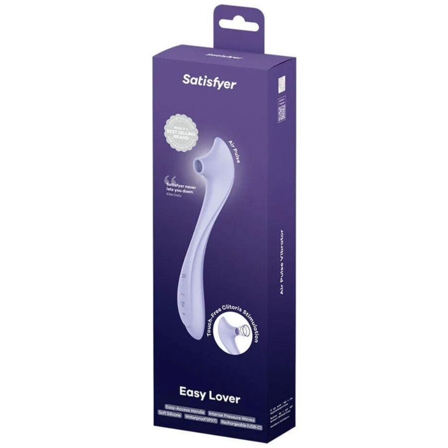 Satisfyer Easy Lover vibraattori ja paineaaltokiihotin