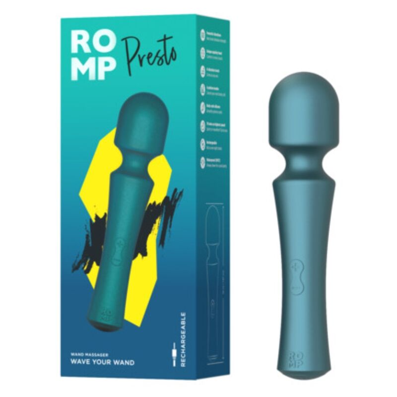 Romp Presto minisauvahieroja joustavalla päällä, vihreä