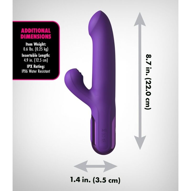 Fantasy for Her Super Sonix Thruster rabbit-vibraattori - violetti