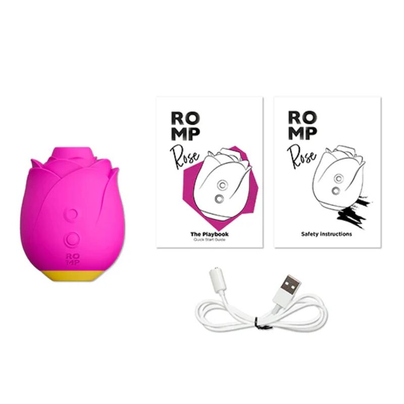 Romp Rose 2.0 ruusunmuotoinen klitoriskiihotin, pinkki, erikoiserä
