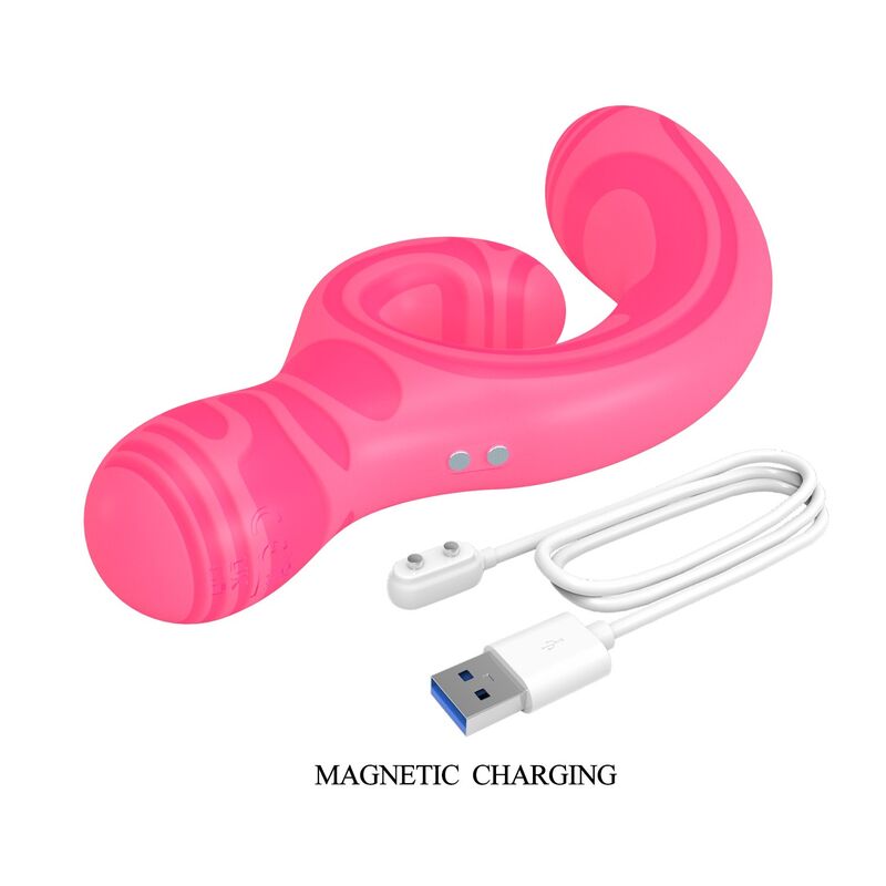 Pretty Love Verity USB-ladattava kaksipäinen hieroja
