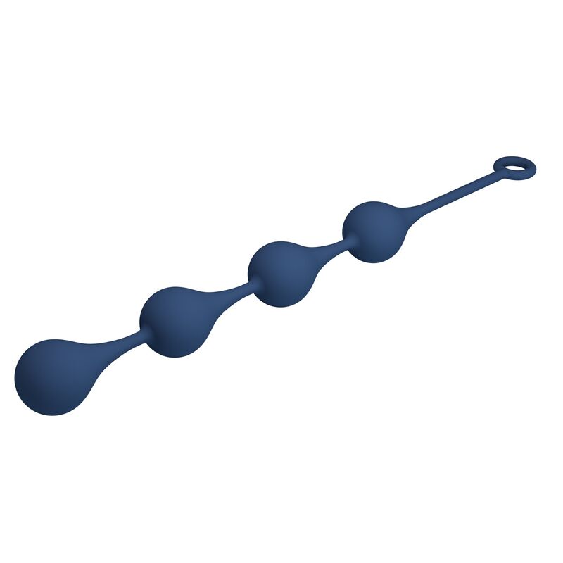 Mr Play silikoniset anaalihelmet XL - sininen - 52,5 cm