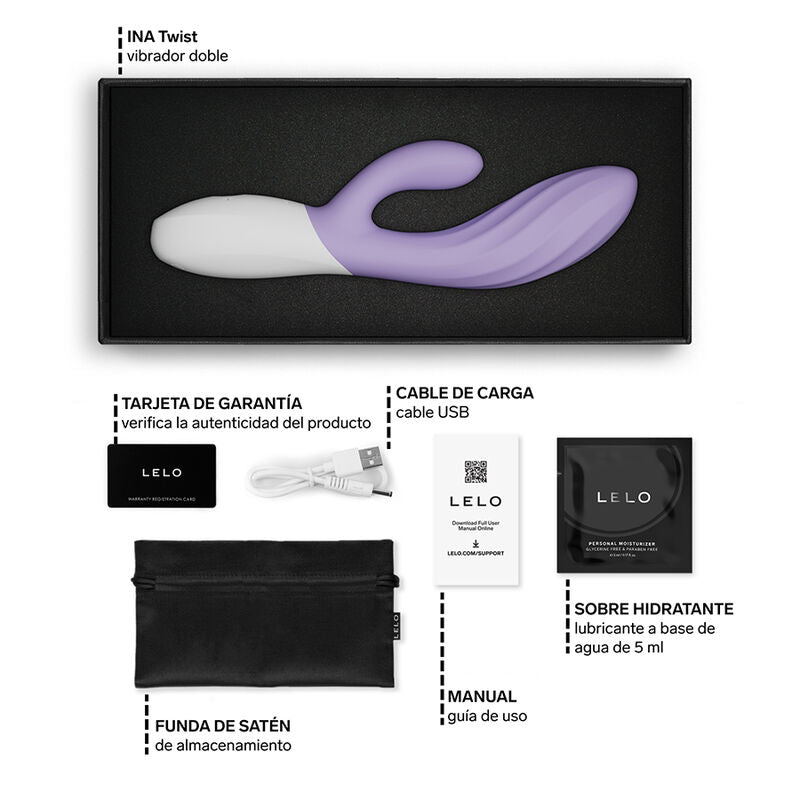 LELO - Ina Twist rabbit-vibraattori - laventeli