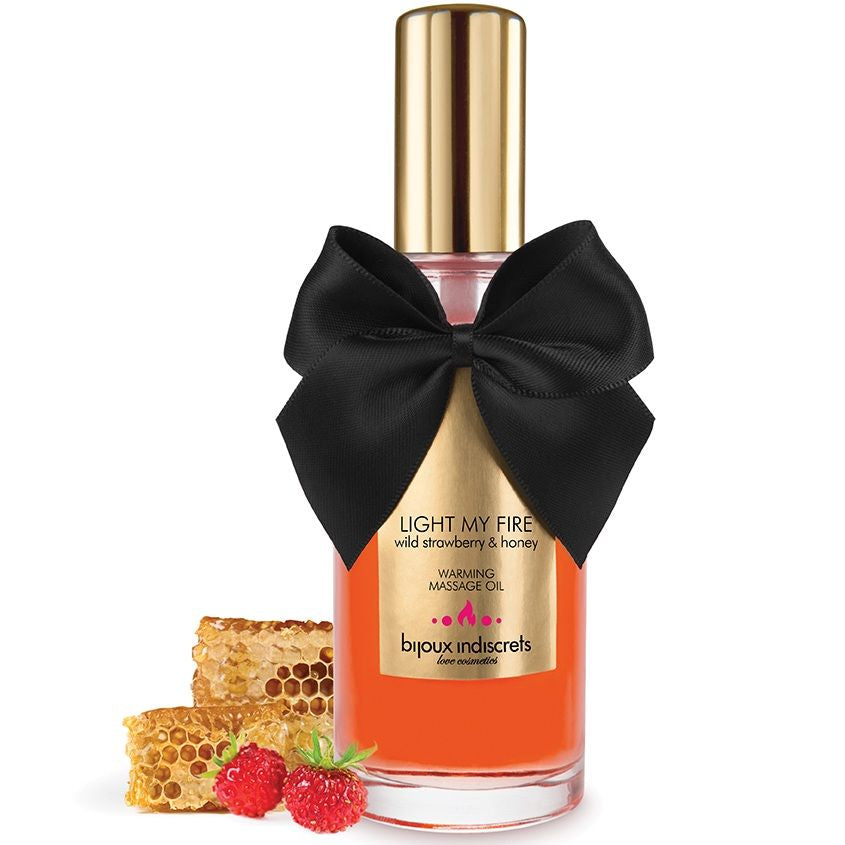 Bijoux Massage Oil Heat Effect Strawberry Aroma | Niks.fi verkkokauppa
