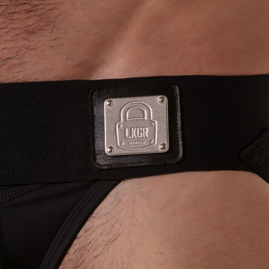 LOCKER GEAR - Wide Waistband jockstrap - musta - S