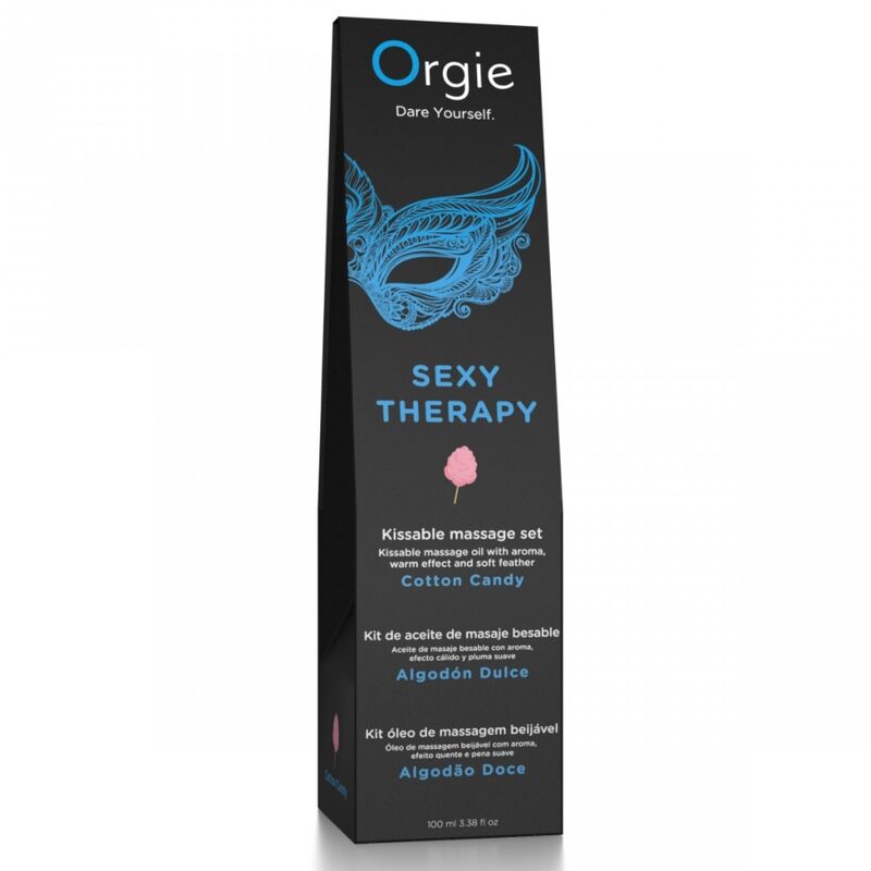 Orgie Lips Massage suudeltava hierontasetti - hattara - 100 ml