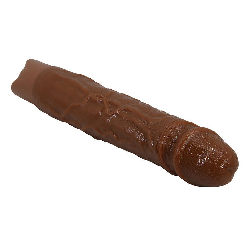 Pretty Love Kessler realistinen värisevä dildo - 10 värinä- ja työntöohjelmaa - ruskea - 22 cm