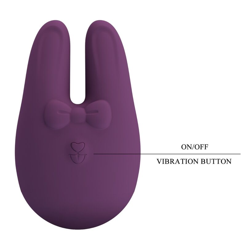 Romance Bunny ulkoinen kiihotin - 7 värinäohjelmaa - D-246851