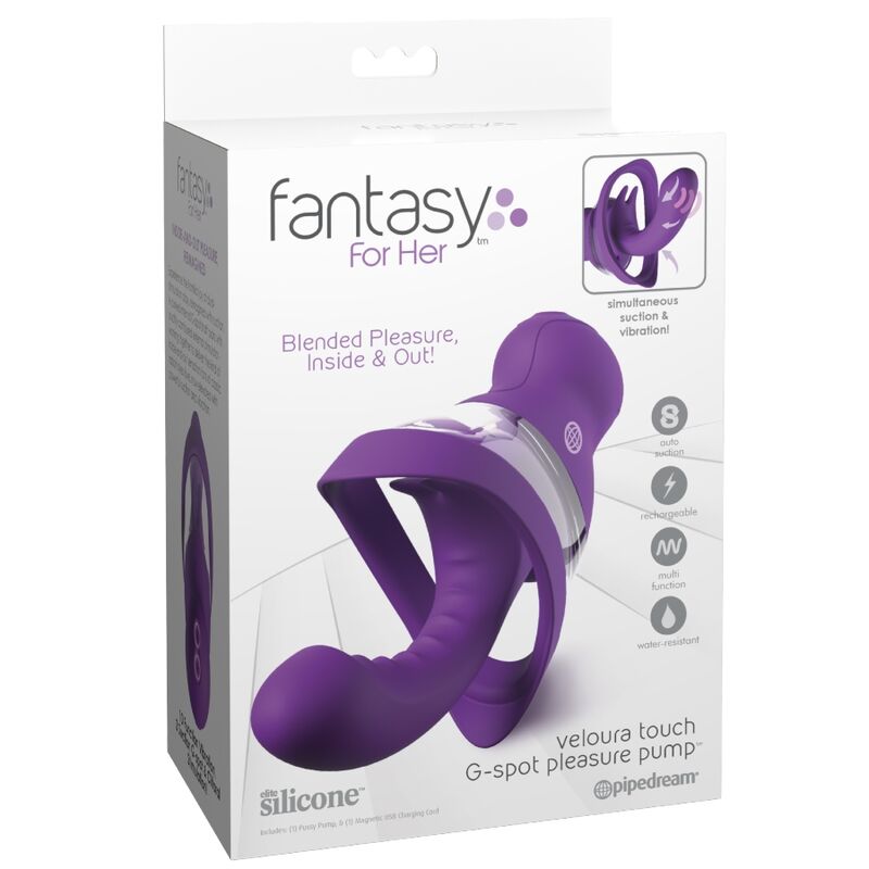Fantasy for Her Veloura Touch G-Spot Pleasure Pump intiimipumppu - violetti