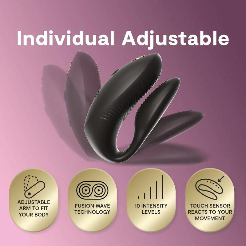 We-Vibe Chorus Pro parivibraattori, satiinimusta