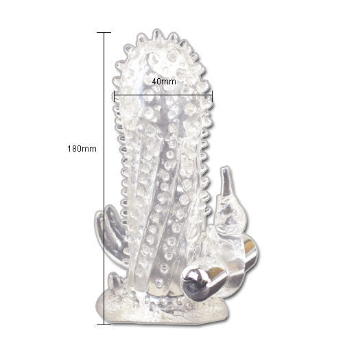 Baile Brave Man Rabbit Vibrator Penis Extension | Niks.fi verkkokauppa