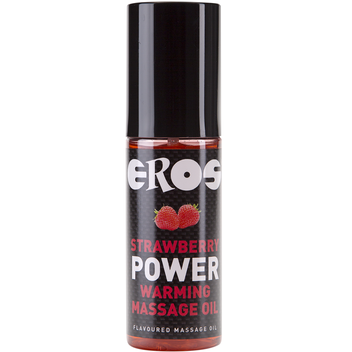 Eros Strawberry Power Warming Massage Oil | Niks.fi verkkokauppa