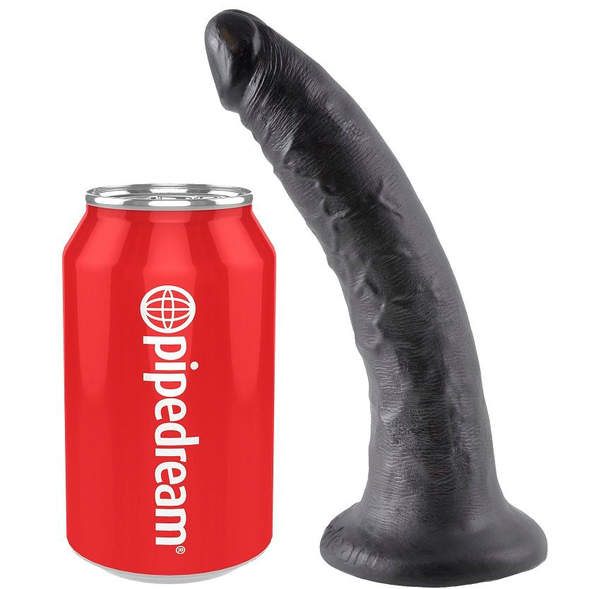 King Cock 7 Dildo Black 17.8 Cm | Niks.fi verkkokauppa