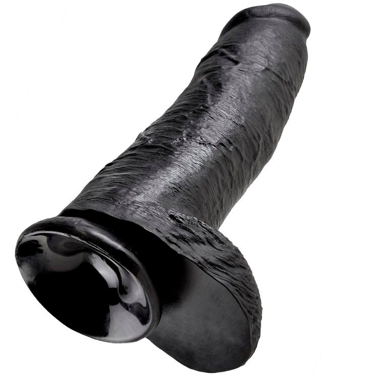 King Cock 12 Dildo Black With Balls 30.48 Cm | Niks.fi verkkokauppa