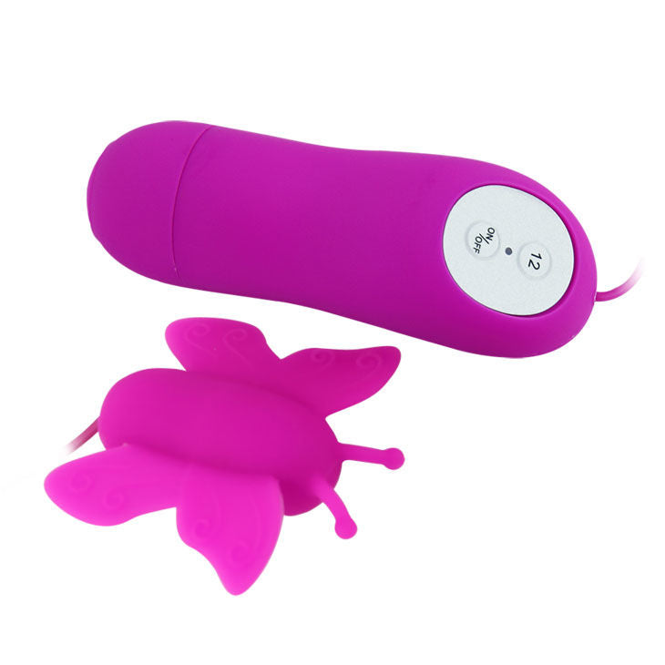 Baile Love Eggs Butterfly Clitoris Stimulator 12 Speeds Lilac Remote Control | Niks.fi verkkokauppa