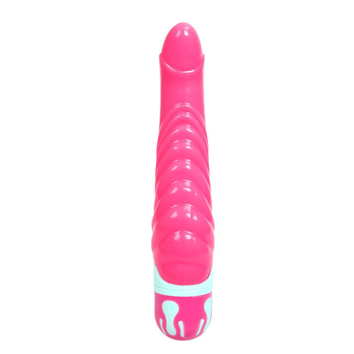 Realistinen Cock Pinkki G-piste Vibraattori 21.8 cm | Niks.fi verkkokauppa