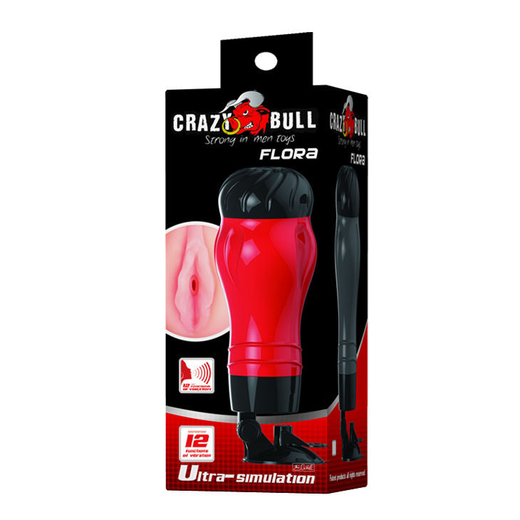 Crazy Bull Flora Vagina With Voice Masturbator Base | Niks.fi verkkokauppa