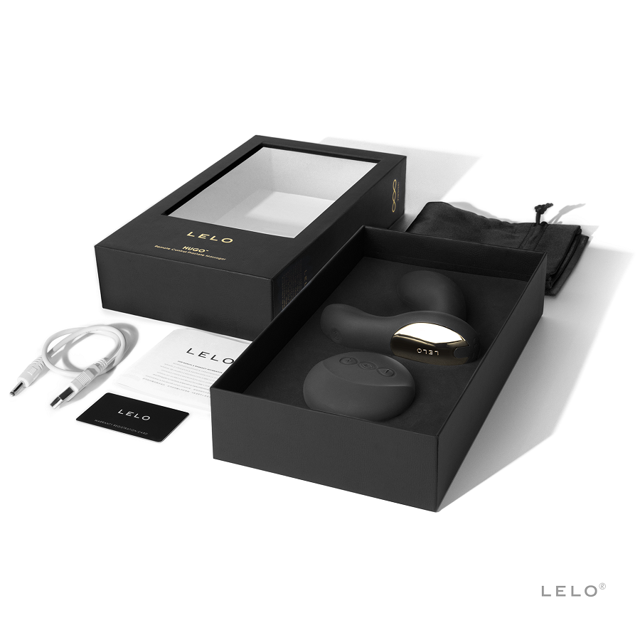 Lelo Hugo Black Prostatic Massager | Niks.fi verkkokauppa