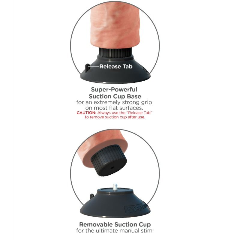 King Cock 25.5 Cm Vibrating Cock Flesh | Niks.fi verkkokauppa