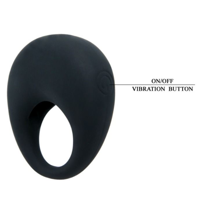 Pretty Love Trap Vibrator Ring Black | Niks.fi verkkokauppa