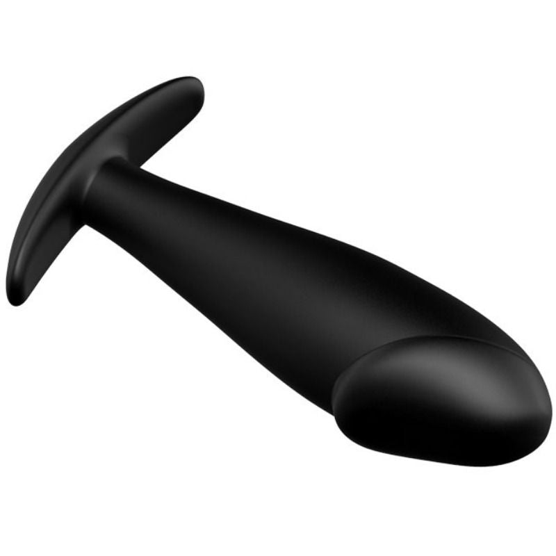 Pretty Love Anal Plug Silicone Penis Form Black | Niks.fi verkkokauppa
