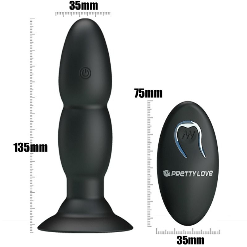 Pretty Love Plug Vibrator And Rotation By Remote Control | Niks.fi verkkokauppa