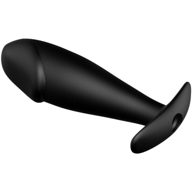 Pretty Love Silicone Anal Plug Penis Form And 12 Vibration Modes Black | Niks.fi verkkokauppa