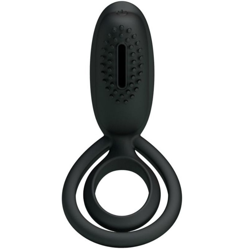 Pretty Love Vibrating Ring With Esther Stimulator | Niks.fi verkkokauppa